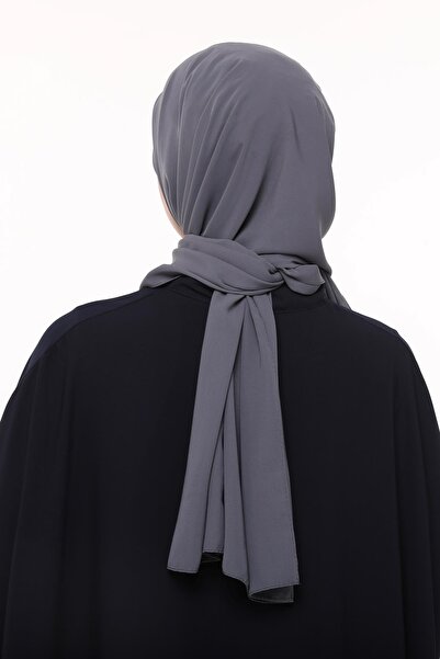Altobeh Medina Silk Straight Hijab Shawl-Smoked