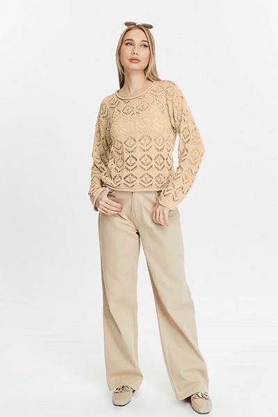 Fanori Woman Μπλούζα από βαμβακερά πλεκτά New Season