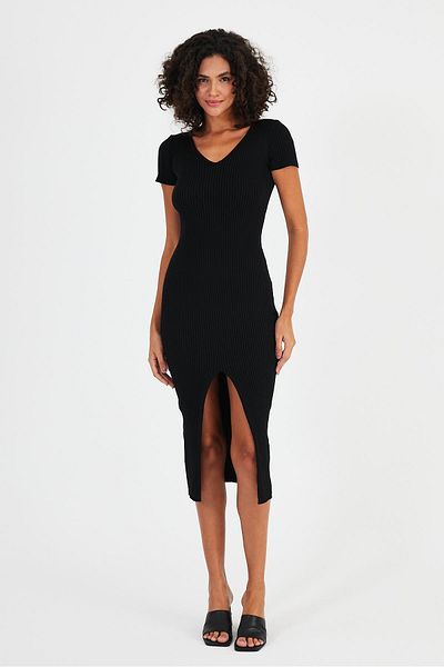 ALEXANDERGARDI ROCHIE CU mâneci scurte cu decolteu în V (A92287-S)