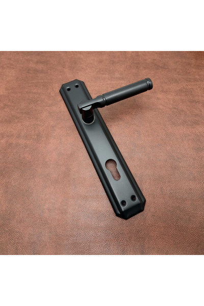 KOLDOOR أسود غير لامع ييل - قصر الماس معكوسة، مقبض باب فولاذي، اتجاه واحد يضغ...