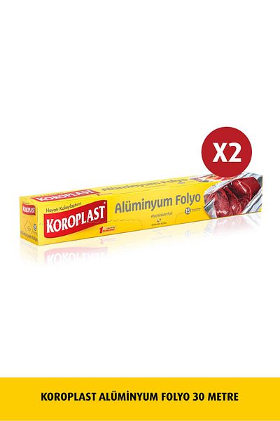 Koroplast 15 Meters X 2 Pieces Aluminum Foil