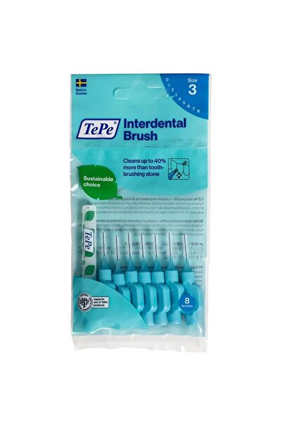 TePe Arayüz Fırçası 0.6 Mm Mavi 8 Li Paket