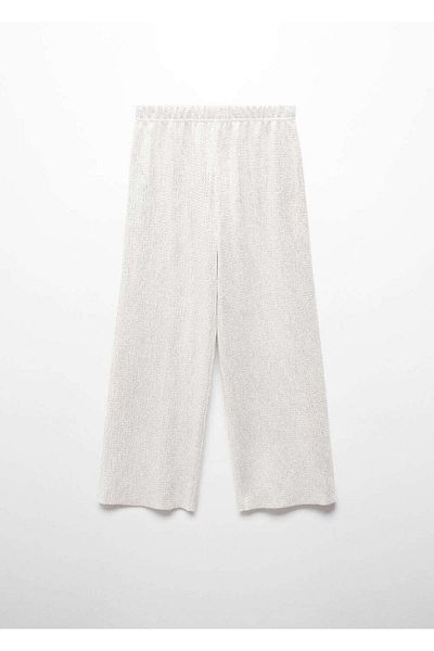 MANGO Kids Gerade geschnittene Metallic-Hose