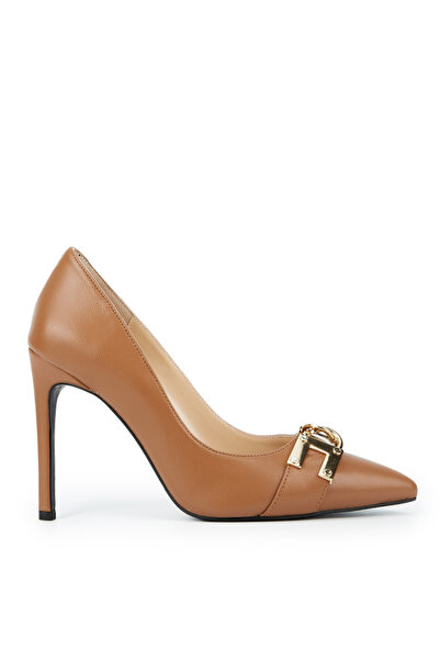 Cengiz Gümüş Gerçek Deri Topuklu Kadın Ayakkabı