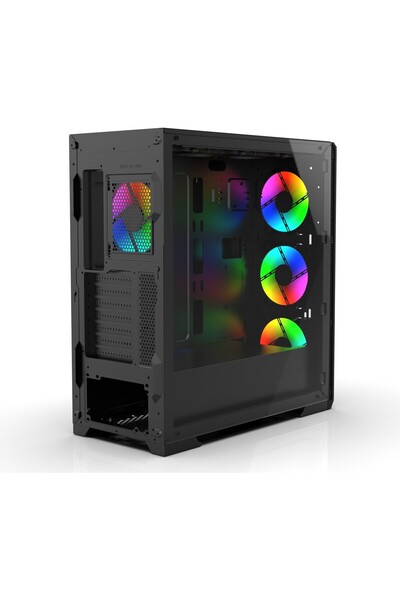 Inca Emg-17Xn 4X1200Mm Kumandalı Argb Fan Gaming Computer Case Boş Bilgisayar...