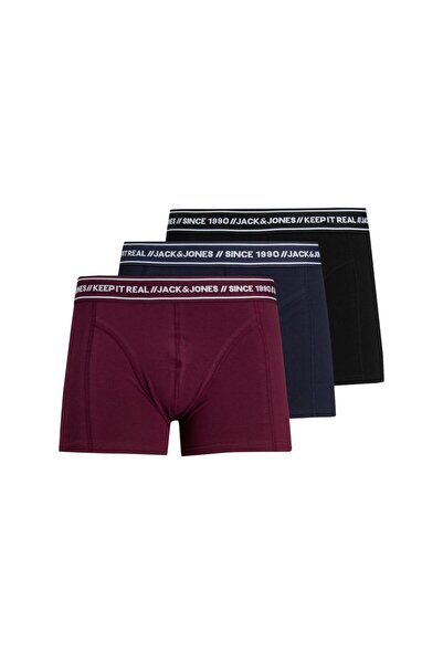 Jack & Jones JACTEXT LN STYD Trunks 3 عبوات