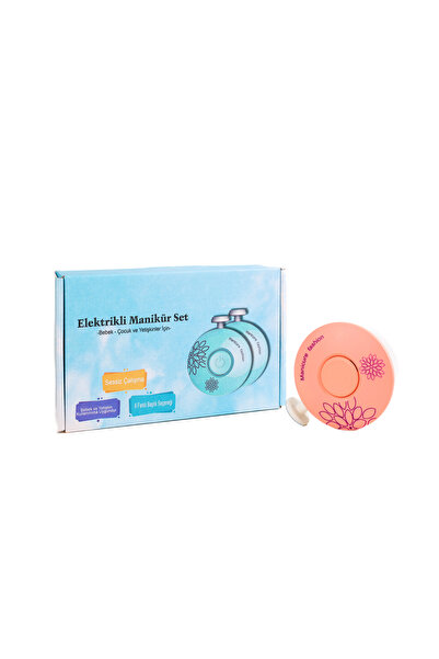 HODAF Yenidoğan Bebek/Çocuk ve Yetişkin Pilli Tırnak Törpüsü Tırnak Kesme Törpüleme Manikür Set 6 Başlıklı