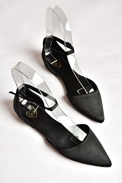 Fox Shoes S726299704 Fekete szövet női balerinák