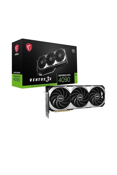 MSI Rtx4090 Ventus 3X - 24Gb Gddr6X 384Bit 1Xhdmi 3Xdp Graphics Card