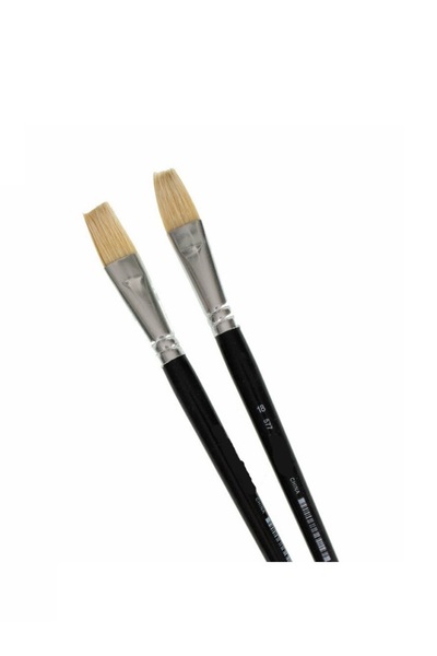 tüftürük Set de 2 pensule pentru vopsea în ulei Maries seria 18-24