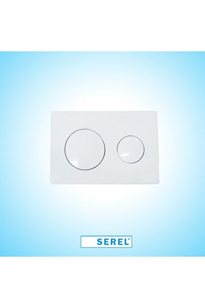 Serel Gömme Rezervuar Için Beyaz Basma Butonu