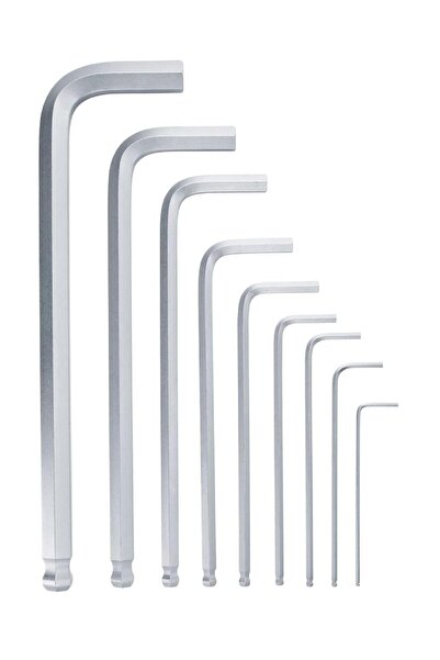 Bosch Allen Key Set Hex 9 Pieces 1600 A02 BX9