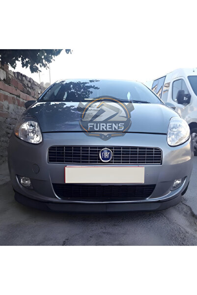 Furens Fiat Punto 2005-2018 Uyumlu H lip Esnek Ön Lip 2 Parça Karlık Ön Ek Tampon Altı Dil