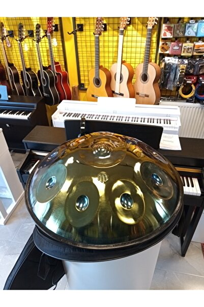 ARSHA Titanium Handpan 9 nota Re Minör Soft Case Taşıma Çantalı