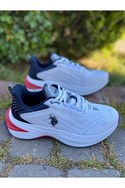 U.S. Polo Assn. Α.Π. ΠΟΛΟ ΑΝΔΡΙΚΑ ΑΘΛΗΤΙΚΑ ΠΑΠΟΥΤΣΙΑ 502330 TRINITY 4FX ΛΕΥΚΟ