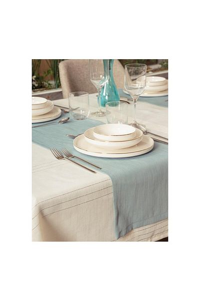 şirin eşyalarım Jasmine Cream Antique Tablecloth Set - 155x220