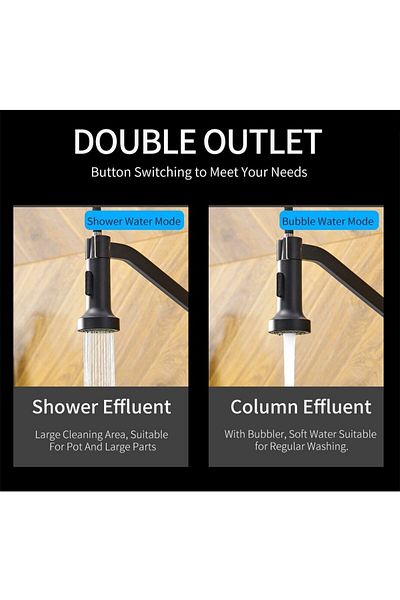OEM Kitchen Sink Faucet Black Sprinkler New Model Imported