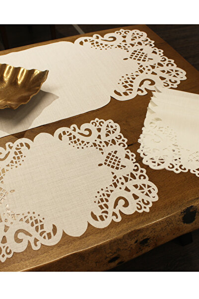 Filamente Custom Tableware / Runner 6 Piece American Service Set / Laser Cut