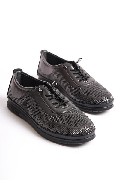 HVZ Exclusive Pantofi de damă din piele cu șireturi, comozi, casual, talpă ergonomică, moale și ușoară
