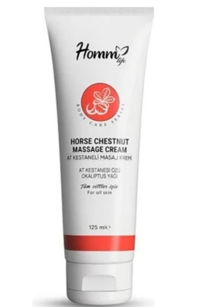 Homm Bitkisel Chestnut Massage Cream - HOMM LIFE, 125 ML