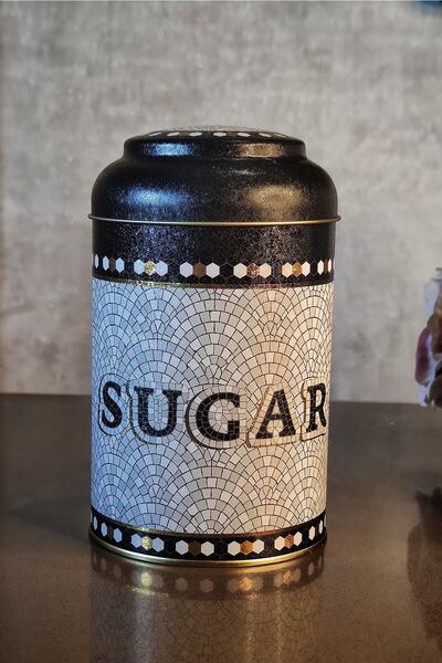 KHAKMA Mosaic Metal Multi-Purpose Special Textured Decorative Storage Box Mosaicorsugar New Year