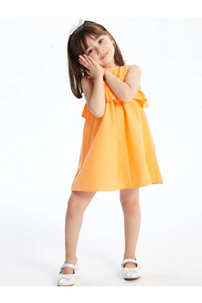LC Waikiki Crew Neck Baby Girl Dress