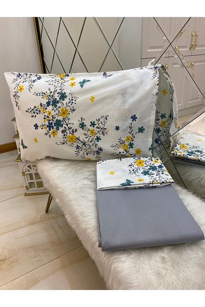 Özcan Ev Tekstil Ranforce Single Sheet Pillow Set 100% Cotton