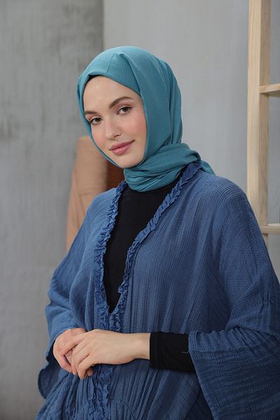 Modakaşmir Şal confortabil din bumbac, ulei deschis