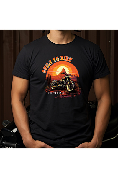 Crea Eymer Wear Ilustrativni dizajn motocikla u stilu helikoptera B Štampano ...