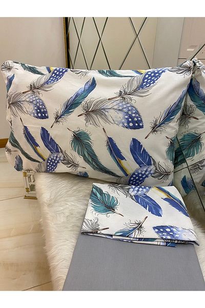 Özcan Ev Tekstil Ranforce Double Sheet Pillow Set 100% Cotton