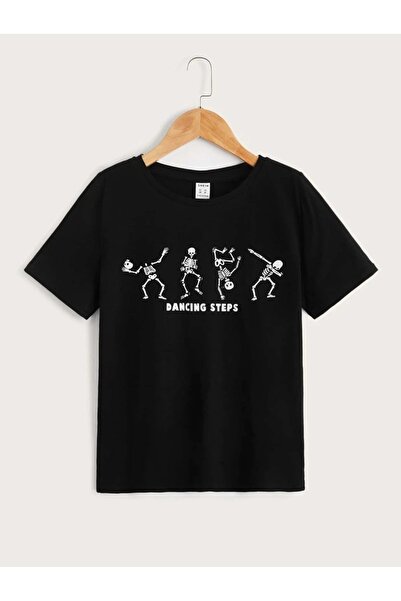 wicromed Schelete de dansatori cu imprimeu Copil tricou