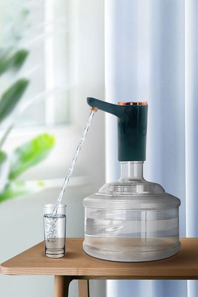 Buffer Aparat cu pompă automată pentru sticle model retro verde