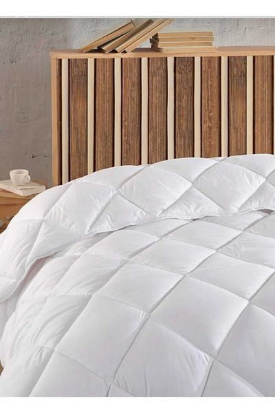 AYHOME Cuvertura cu personalitate dubla Antialergica Antibacteriana Anti-transpiratie Cuvertura alba Four Seasons Folosita