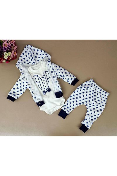 minibird baby TRIPLE CARDIGAN SUIT