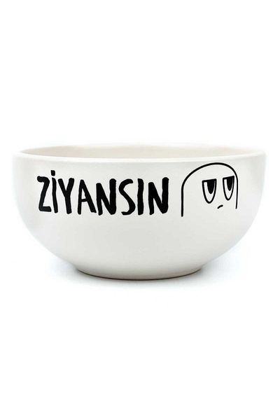 PALTO TASARIM Ziyansın Cream Ceramic Bowl - Gift Ceramic Bowl