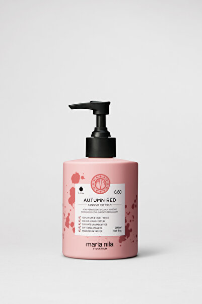 Maria Nila Autmn Red Colour Refresh 6.60 Saç Maskesi 300ml 7391681037021