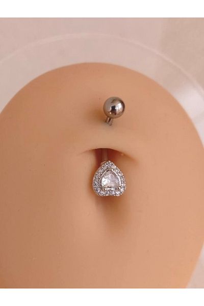 Doa Princess Heart Belly Piercing 316L Surgical Steel