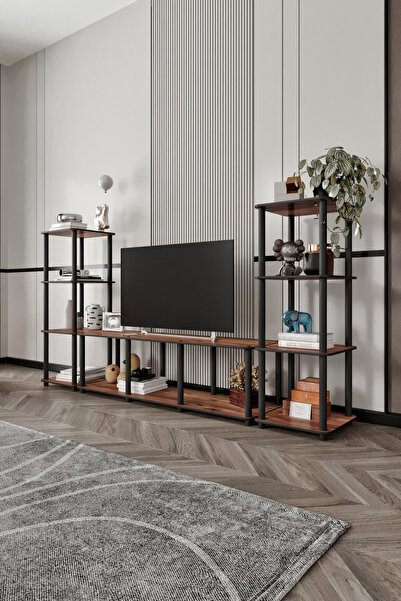 Genel Markalar Masivo TV SEHPA KİTAPLIK  MADRAN CEVİZ