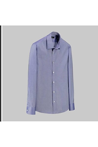 Sarar Elvio Uzun Kol Oxford Dokuma Klasik Yaka Slimfit Gömlek