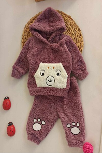 diamondstar مجموعة الطفل الفاخرة وينتر ويلسوفت الأرجوانية