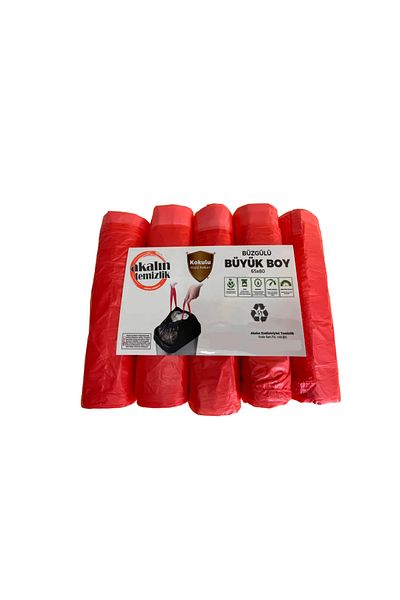 Akalın Professional Cleaning Products Gathered Large Size 5 Rolls Advantage Series Strawberry Scented