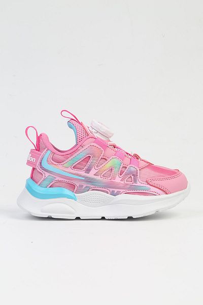 Benetton IMPORTED Pink Children's Lace-Up Mechanism Sneakers BNI-10256