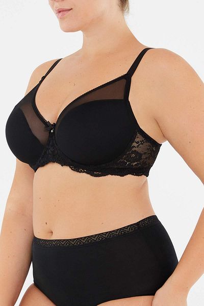 Dagi Aphrodite – Schwarzer Recovery-BH mit Überzug