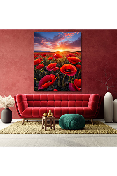 LİLYHOBBYLAND Renkli Baskılı Sayılarla Boyama Hobi Seti (Çerçeveli) 60x75 cm:...