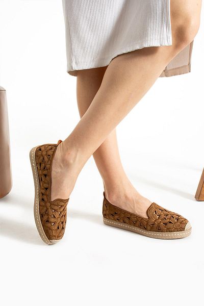 HVZ Exclusive Γυναικεία παπούτσια Espadrille Suede με σχέδια άνετα και εργονομικά