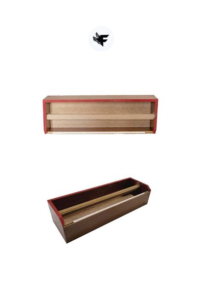 FİGANLAR 1st quality Wooden Stretch Box Film Foil Holder 35 Cm with Slider Bladessingle piece