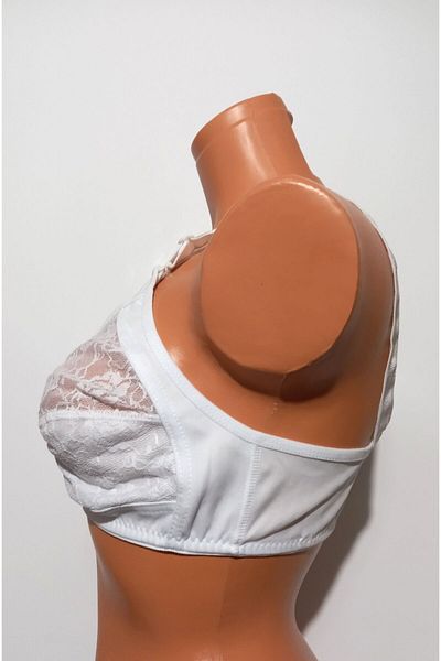 TRENT Fixed Strap and Lace Freshness B-Cup Bra - No Padding and No Underwire