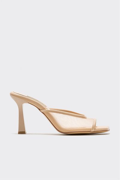 Elle Shoes Natural Women's Heeled Slippers