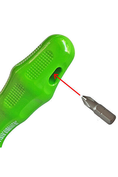 ALETÇANTAM Manyetik Bits Tutucu Tornavida Seti Yıldız Ve Düz Uç 2 Uçlu Mıknatıslı Tornavida