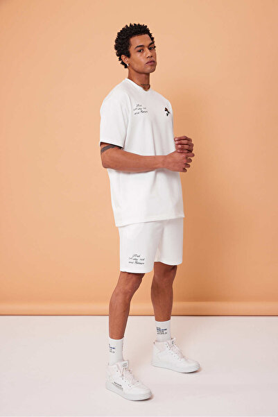 Weyeze Jacquard Embroidery Patterned Shorts - Af-Y93049Lns